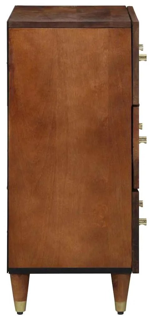 vidaXL Μπουφές Καφέ 60 x 33.5 x 75 εκ. Μασίφ ξύλο μάνγκο