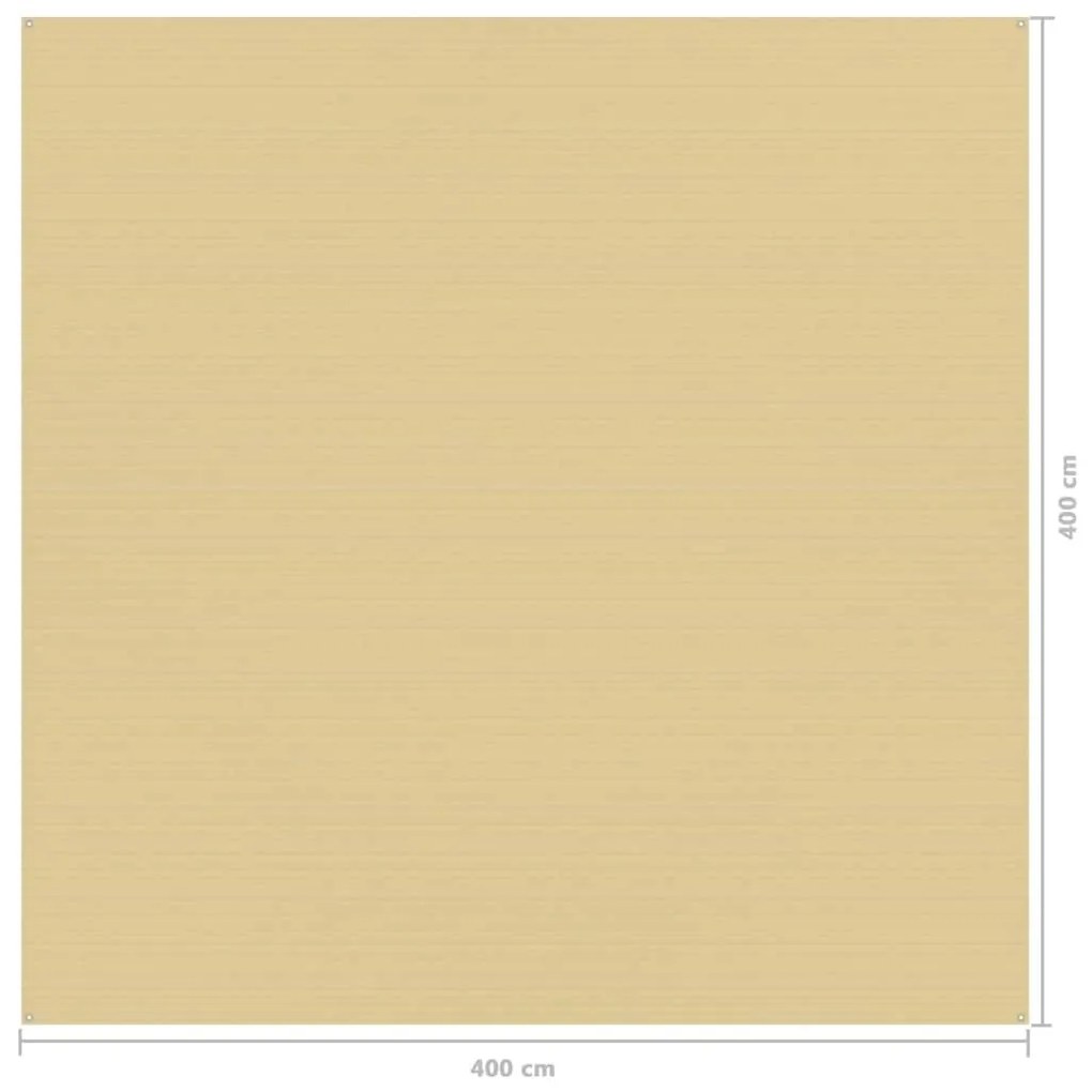 Χαλί Σκηνής Μπεζ 400 x 400 εκ.
