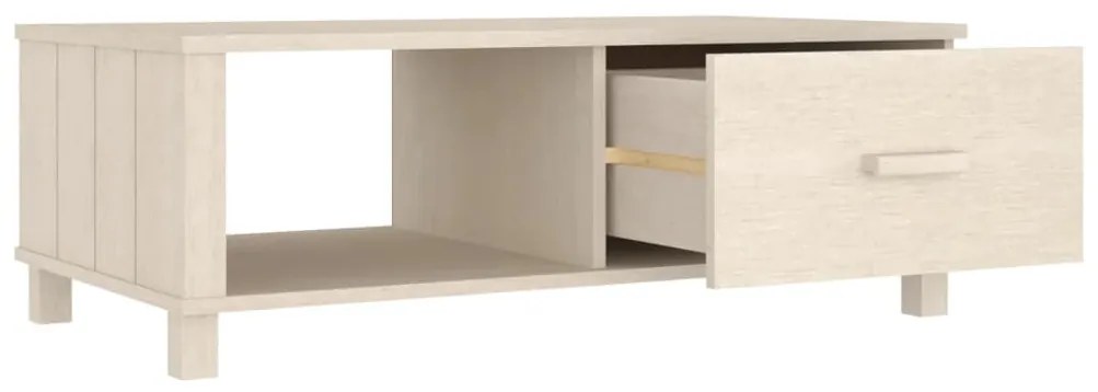 vidaXL Τραπεζάκι Σαλονιού HAMAR Μελί 100x55x35 εκ. Μασίφ Ξύλο Πεύκου