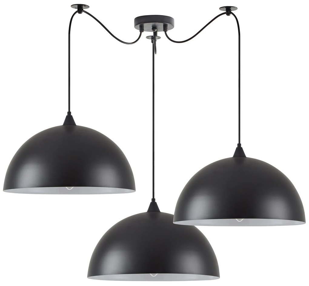 SE21-BL-B10-BL3-MS40 ADEPT PENDANT Black Metal Pendant+