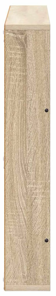 vidaXL Ράφι Περιοδικών με ράφι 2 pcs Δρύς Sonoma 80 x 12 x 70 εκ