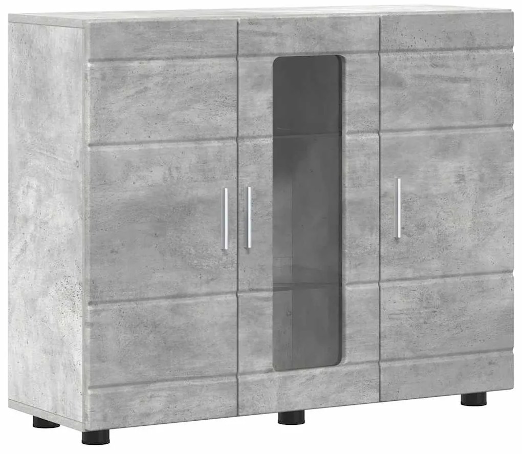 vidaXL Ξύλινο Ντουλάπι Σκυρόδεμα Γκρι 88,5 x 30,5 x 73 εκ