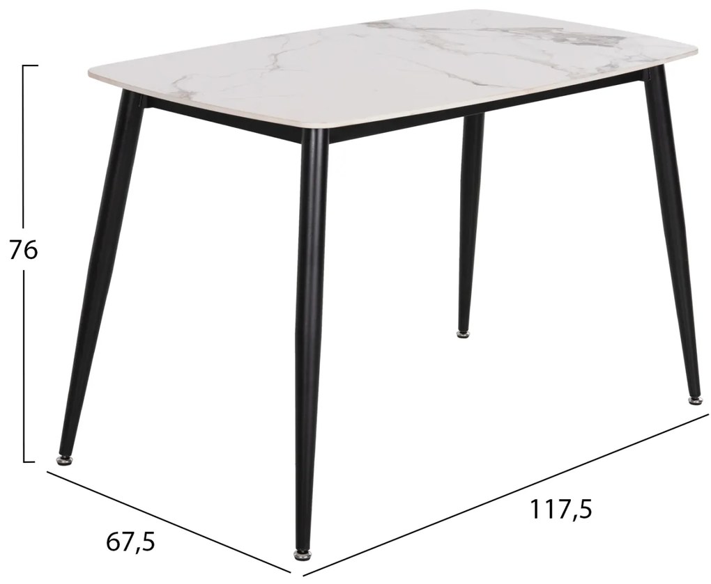 ΣΕΤ ΤΡΑΠΕΖΑΡΙΑΣ 5ΤΜΧ LATRELL HM21192 ΤΡΑΠΕΖΙ ΚΕΡΑΜΙΚΟ TOP-ΒΕΛΟΥΔΟ ΓΚΡΙ ΚΑΡΕΚΛΕΣ