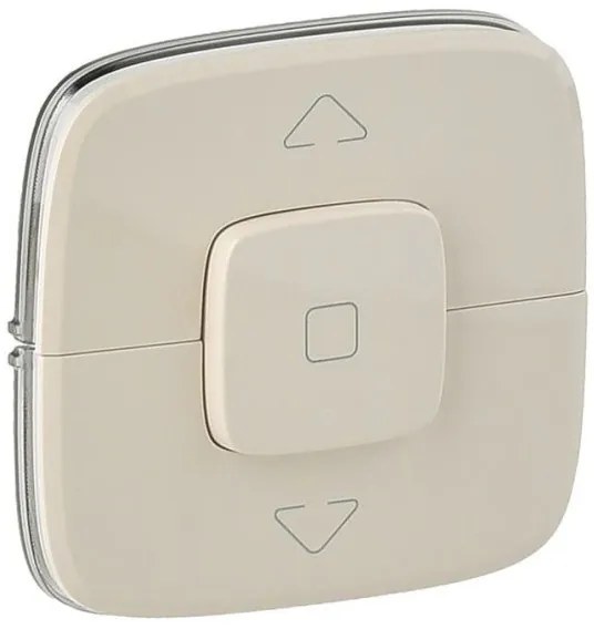 Πλακίδιο Διακόπτη Ρολών Μπεζ Valena Allure 755146 Legrand-755146-Μπεζ 755146