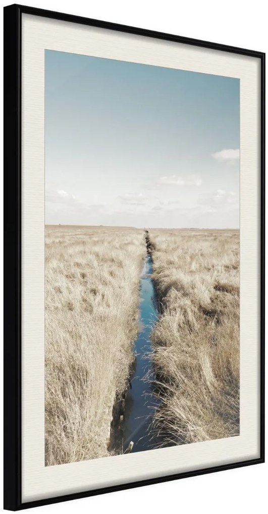 Αφίσα - Drainage Ditch - 30x45 - Μαύρο - Με πασπαρτού