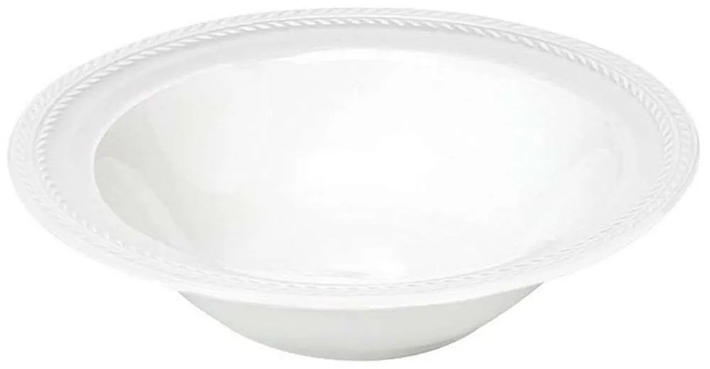 Σαλατιέρα Chloe RRF204K1 Φ27x6,5cm White Espiel Large Clay