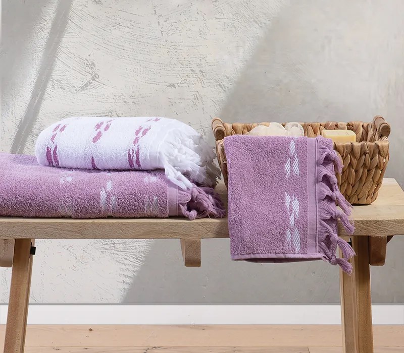 Πετσέτα Χεριών Garnet Mauve 30x50 - Nef-Nef Homeware