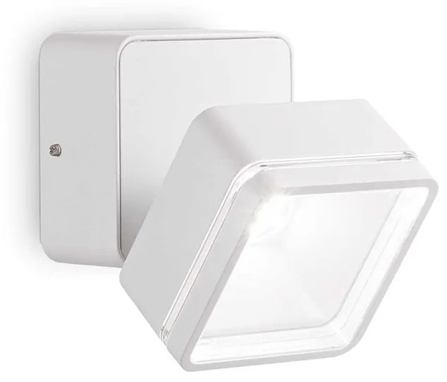 Φωτιστικό Σποτ Εξωτερικού Χώρου Ideal Lux Omega Square 285528 Λευκό (4000K)