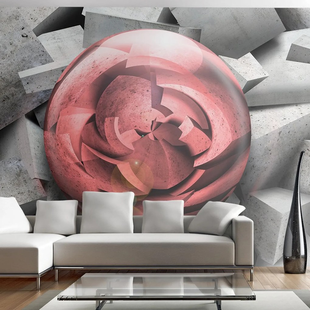 Φωτοταπετσαρία - Stone rose 300x210