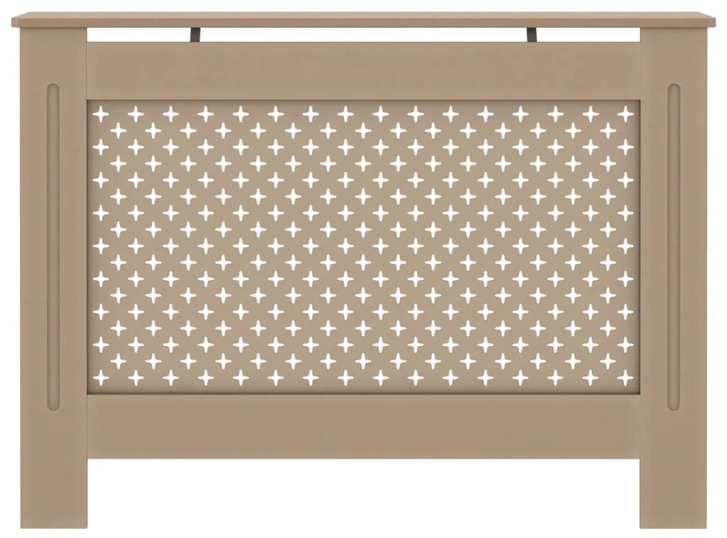 vidaXL Κάλυμμα Καλοριφέρ 112 x 19 x 81,5 εκ. από MDF