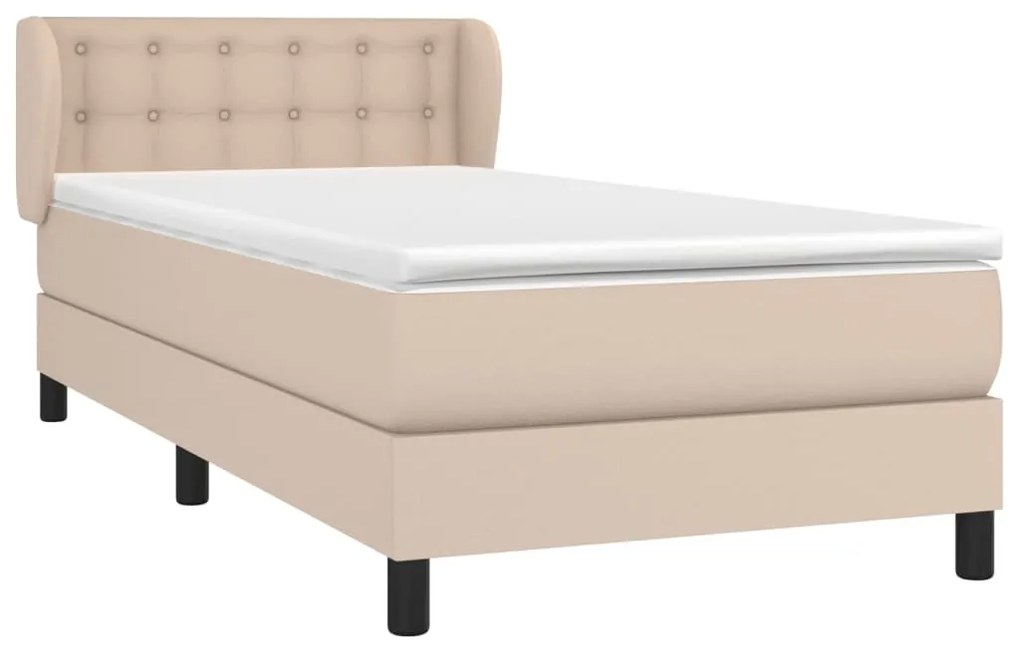 ΚΡΕΒΑΤΙ BOXSPRING ΜΕ ΣΤΡΩΜΑ ΚΑΠΟΥΤΣΙΝΟ 100X200ΕΚ.ΑΠΟ ΣΥΝΘ.ΔΕΡΜΑ 3127300