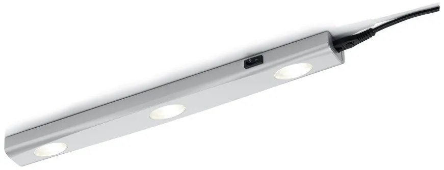 Γραμμικό Φωτιστικό Πάγκου 3xLED 1W Τιτάνιο Aragon 273170387 Trio Lighting-273170387-Ασημί 273170387