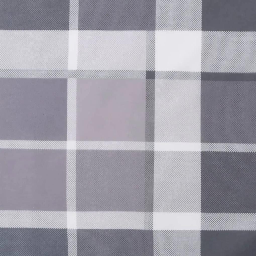 Μαξιλάρι Ξαπλώστρας Γκρι Καρό 186 x 58 x 3εκ. από Ύφασμα Oxford - Πολύχρωμο