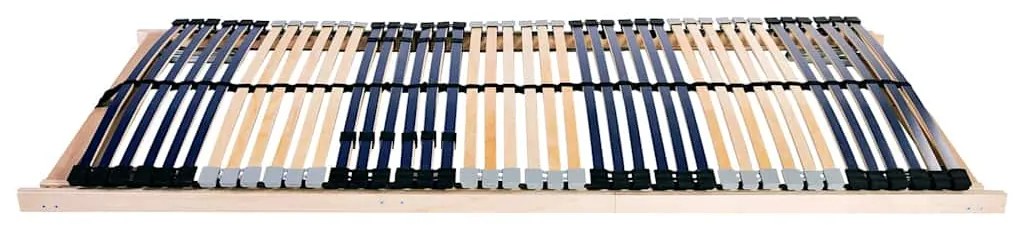 vidaXL Βάση κρεβατιού με λάμες Καφέ 70 x 190 cm Στερεό Ξύλο Μηλιάς