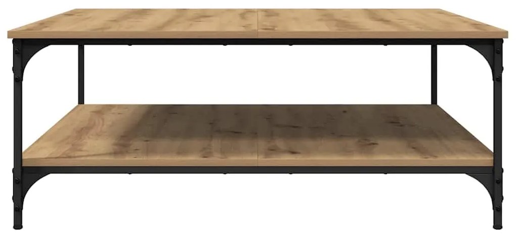 vidaXL Τραπεζάκι σαλονιού artisan δρυς 100 x 100 x 40 cm