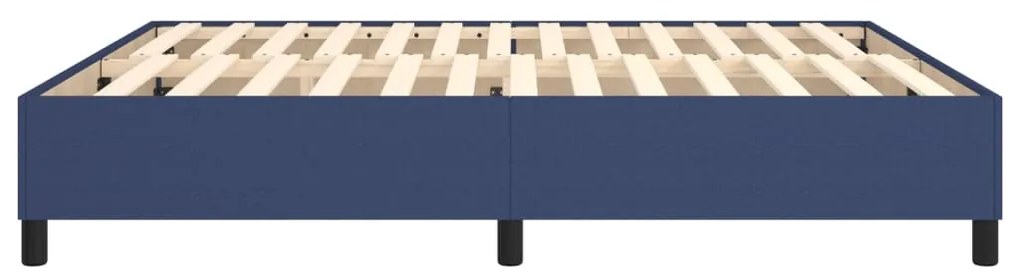 vidaXL Σκελετός Κρεβατιού Χωρίς Στρώμα Μπλε 180x200 εκ.Υφασμάτινο