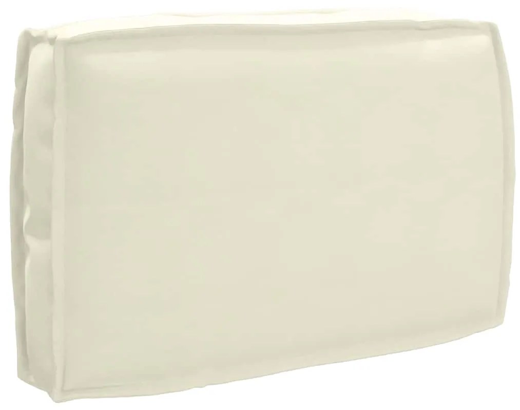 vidaXL Σετ Μαξιλαριών Πάγου 2 pcs Κρεμ 60 x 60 x 12 cm Ύφασμα Oxford