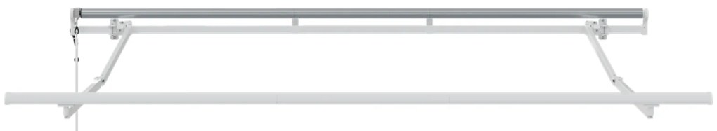 vidaXL Αυτόματη Τέντα Κόκκινη και Λευκή 350 x 200 εκ.