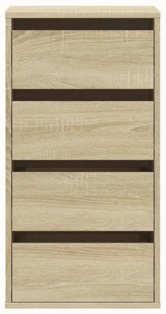 vidaXL Συρταριέρα Sonoma Δρυς 40x41x76 εκ. από Επεξεργ. Ξύλο