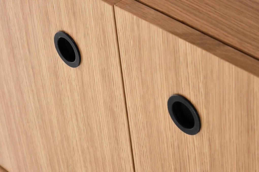 SMART REG-1 regal color: natural oak/black DIOMMI V-PL-SMART-REG-1