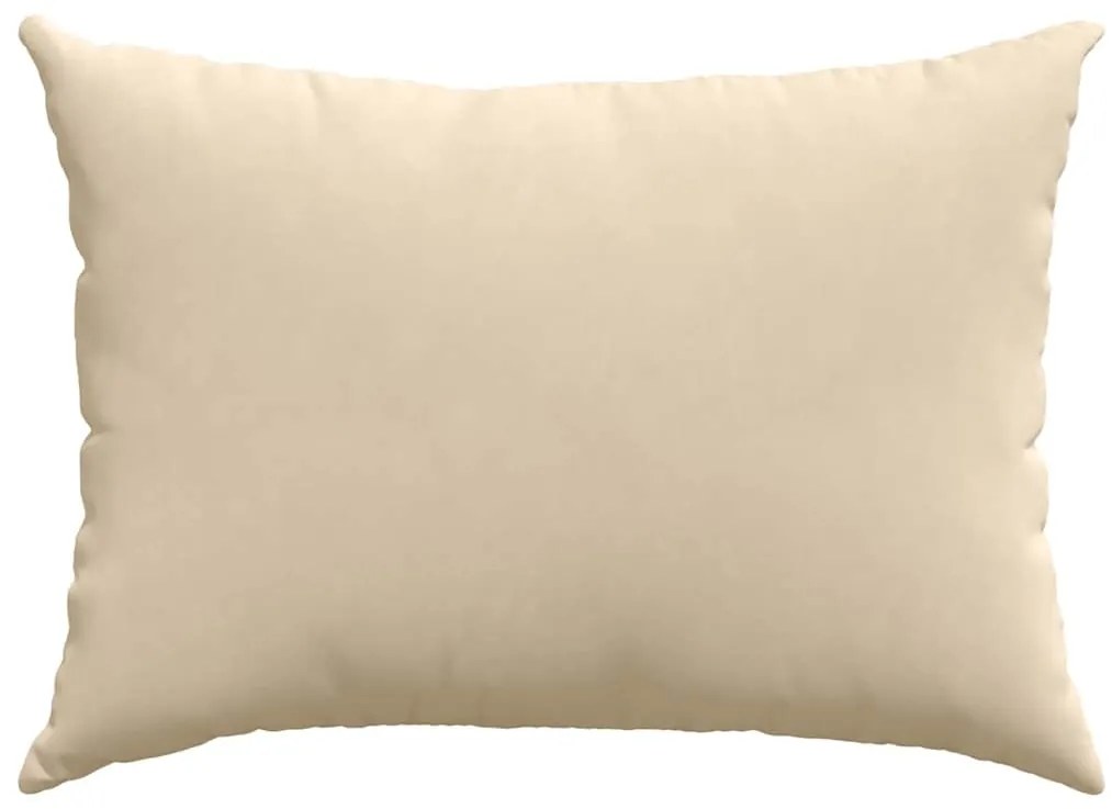 vidaXL Μαξιλάρι Καναπέ 2 pcs Κρεμ 70 x 50 cm ύφασμα