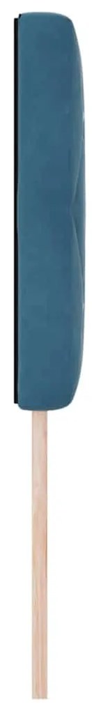 vidaXL LED κεφαλάρι με φώτα λωρίδας LED Σκούρο Μπλε 80 cm Πολυεστέρας