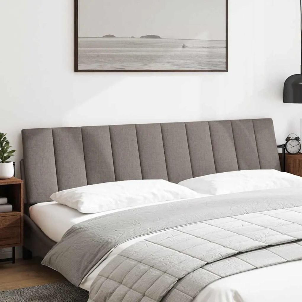 vidaXL Μαξιλάρι για Κεφαλάρι Taupe 200 εκ. Υφασμάτινο