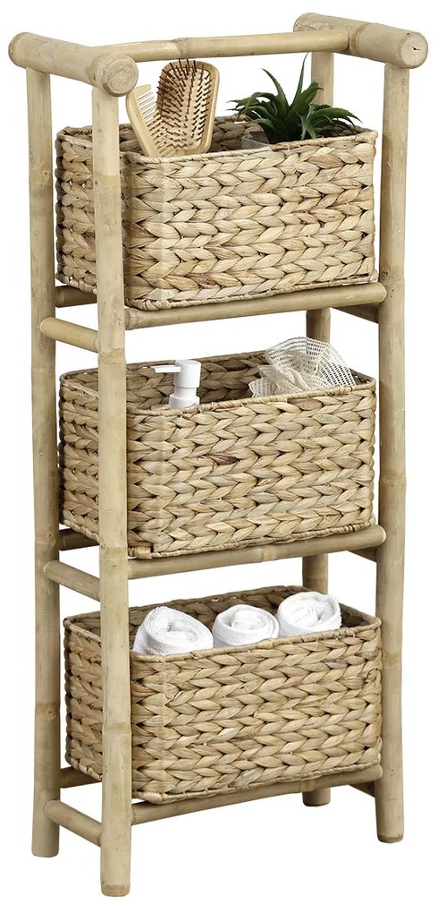 Ραφιέρα Δαπέδου 3 Θέσεων (39x23x91) T-D Bamboo 98202195