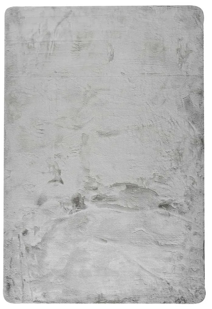 Γούνινο Χαλί Διαδρόμου (80x150) Polcarpet Rabbit Animal Shape Silver