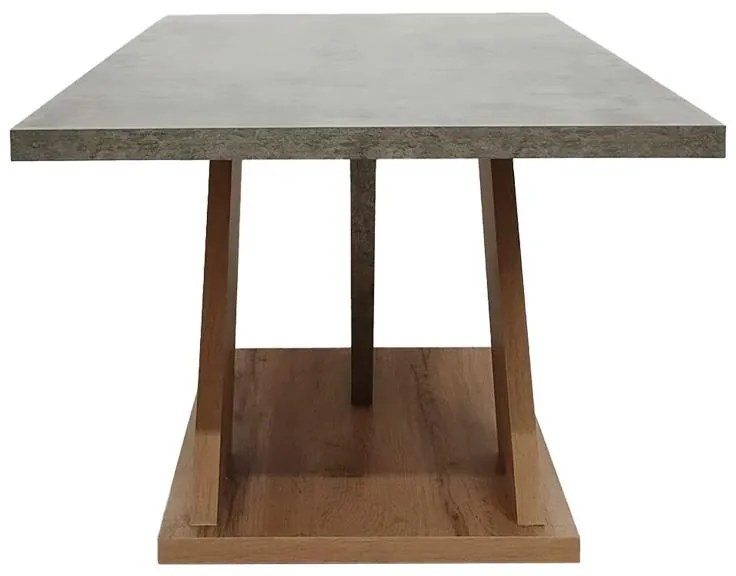 Τραπεζάκι Σαλονιού Solange σε Γκρι - Sonoma 110x55x47.5εκ. 110x55x47.5 εκ.
