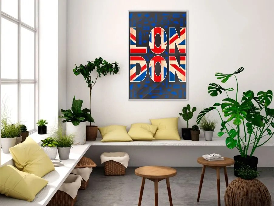 Αφίσα - London - 40x60 - Χρυσό - Χωρίς πασπαρτού