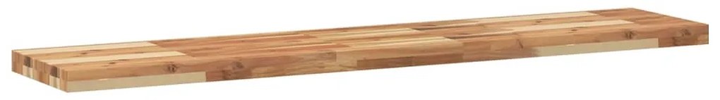 Ράφι Κρεμαστό 140x30x4 εκ. Φινίρισμα Λαδιού Μασίφ Ακακία - Καφέ