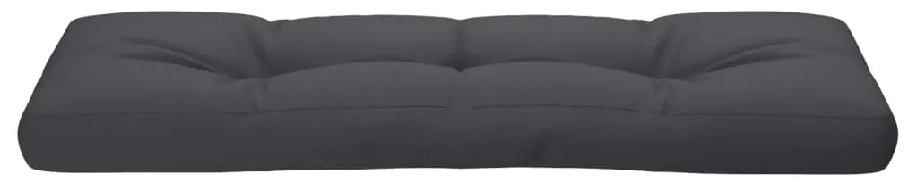 vidaXL Μαξιλάρι Παλέτας Ανθρακί 120 x 40 x 12 εκ. Υφασμάτινο