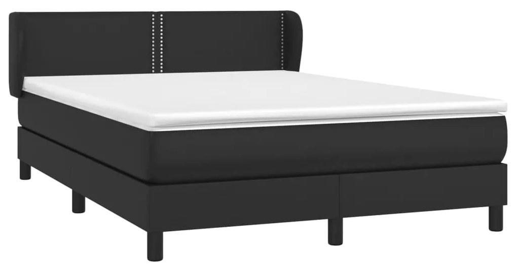 ΚΡΕΒΑΤΙ BOXSPRING ΜΕ ΣΤΡΩΜΑ ΜΑΥΡΟ 140X190ΕΚ.ΑΠΟ ΣΥΝΘΕΤΙΚΟ ΔΕΡΜΑ 3127247