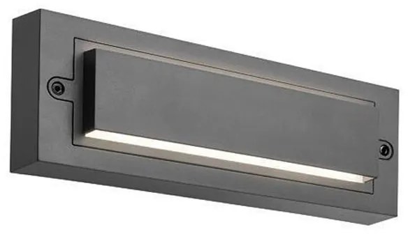 Απλίκα LED Εξωτερικού Χώρου Eurolamp Senario 145-52113 Black 3CCT