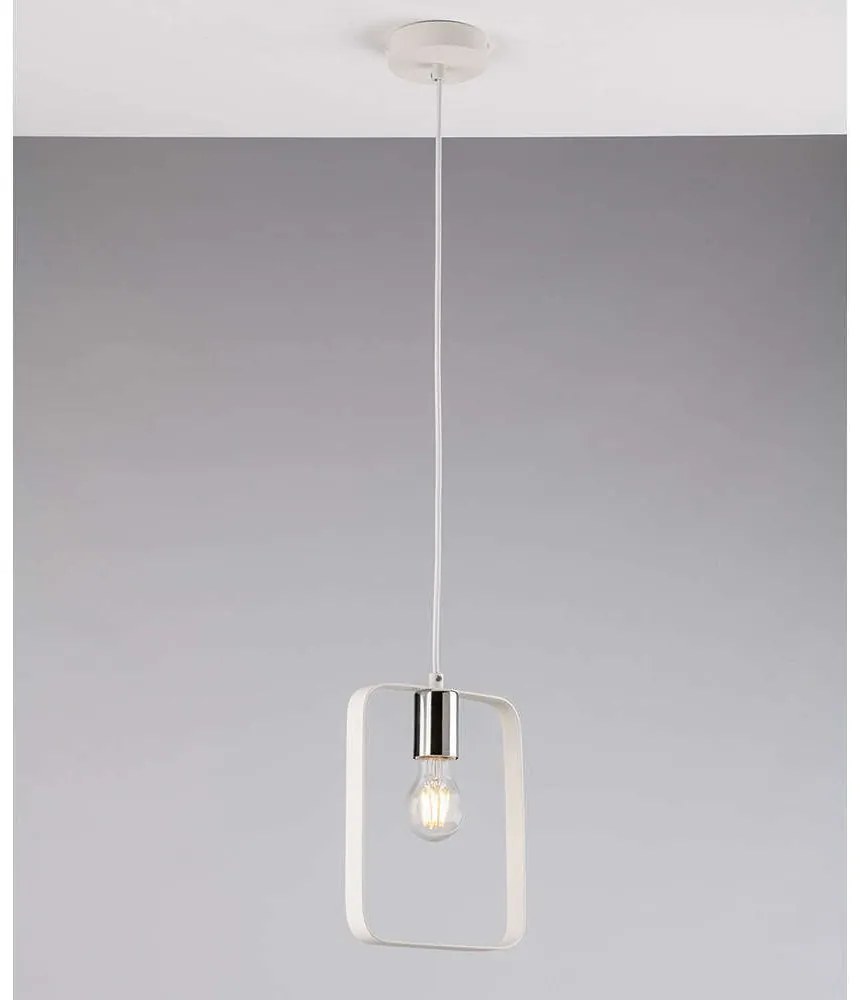 Φωτιστικό Οροφής Smith I-SMITH-S1-BCO 1xE27 19,5x150cm White Luce Ambiente Design Metal
