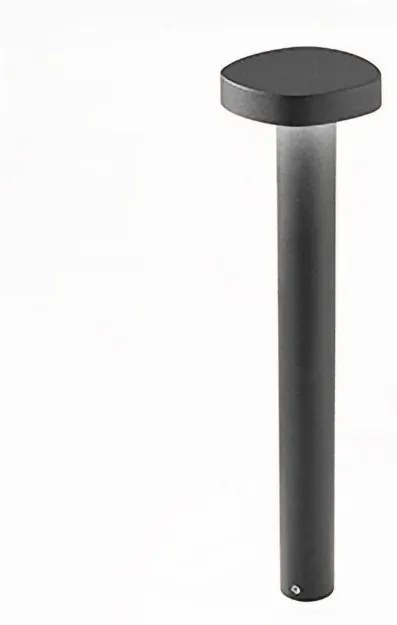 Επιδαπέδιο Φωτιστικό 70cm LED 7W IP54 3000K Ciottolo Zafferano LD0487G3 Γκρι