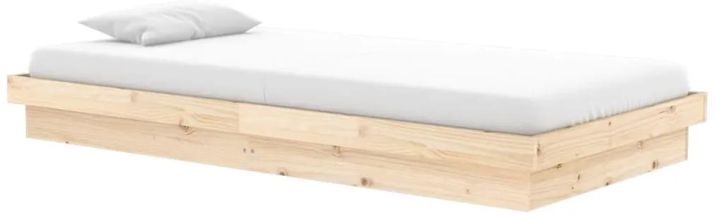 vidaXL Πλαίσιο Κρεβατιού 90 x 200 εκ. από Μασίφ Ξύλο