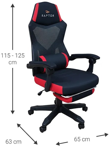 Καρέκλα Gaming Raptor Venom-Mple