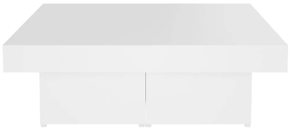 vidaXL Τραπεζάκι Σαλονιού Λευκό 90 x 90 x 28 εκ. από Μοριοσανίδα