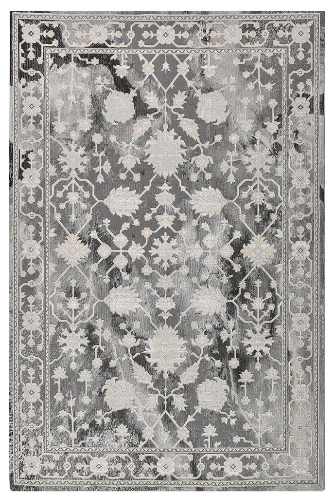 Χαλί (160x230) Polcarpet Quadro 470 Grey D. Grey