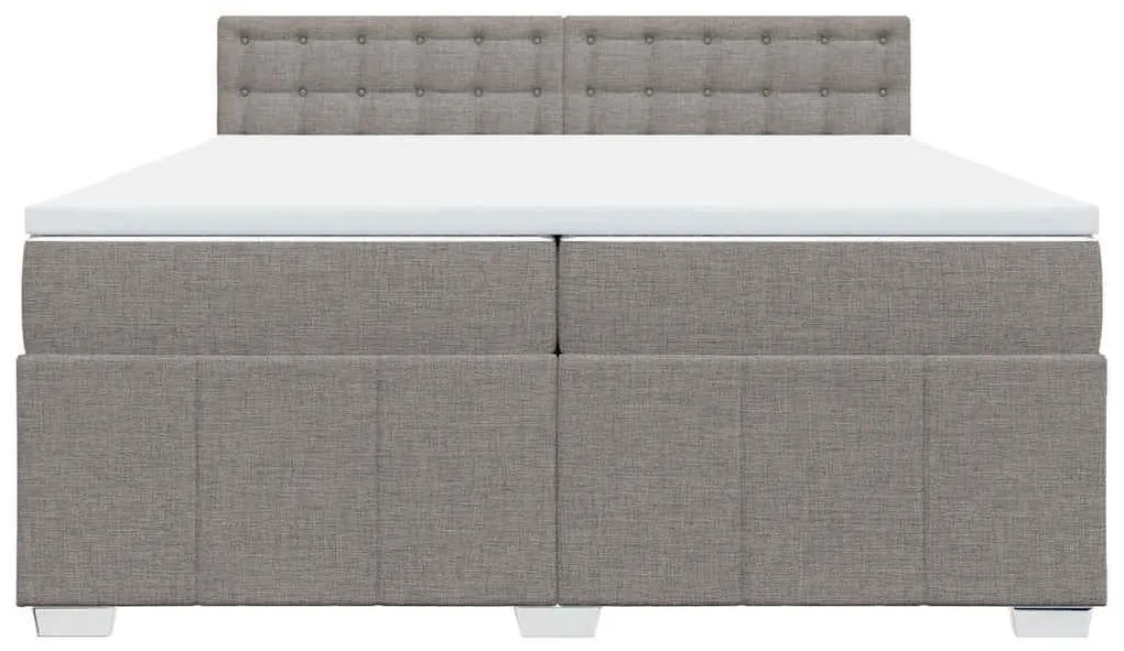 ΚΡΕΒΑΤΙ BOXSPRING ΜΕ ΣΤΡΩΜΑ TAUPE 200X200 ΕΚ. ΥΦΑΣΜΑΤΙΝΟ 3287193