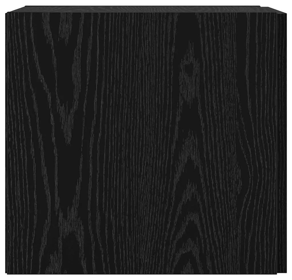 vidaXL Ντουλάπι Τοίχου Μαύρης Δρυός 30x42.5x40 εκ Επεξεργασμένο Ξύλο
