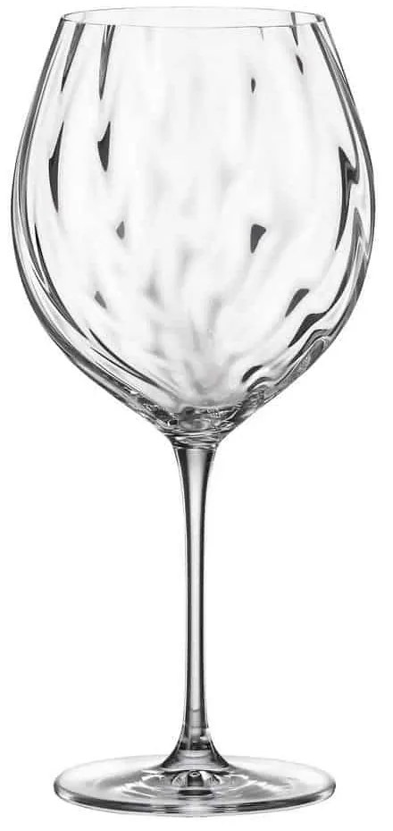 Ποτήρι Κολωνάτο Κρασιού Burgunder 750ml Uria Optic - Crystal Bohemia - 6 ΤΜΧ