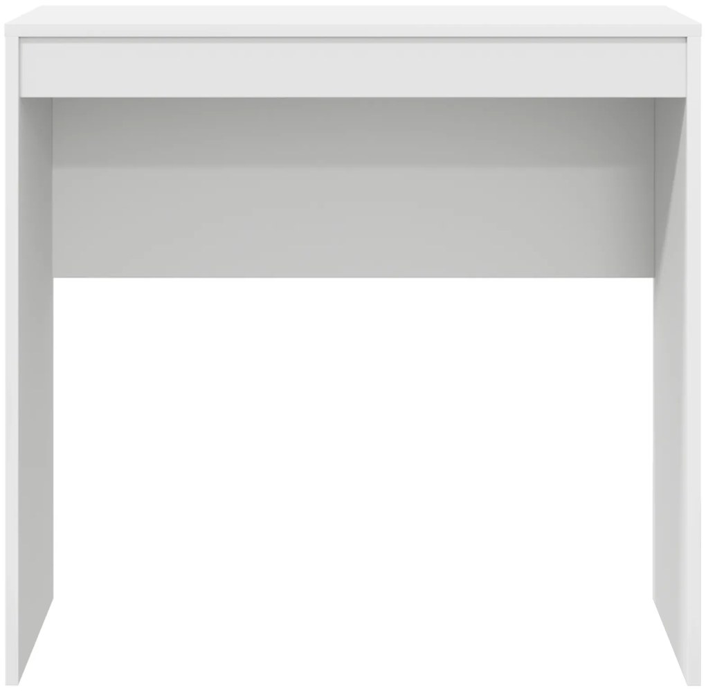vidaXL Γραφείο Γραφής Λευκό MDF 80 x 40 x 76 cm Απλό Ορθογώνιο