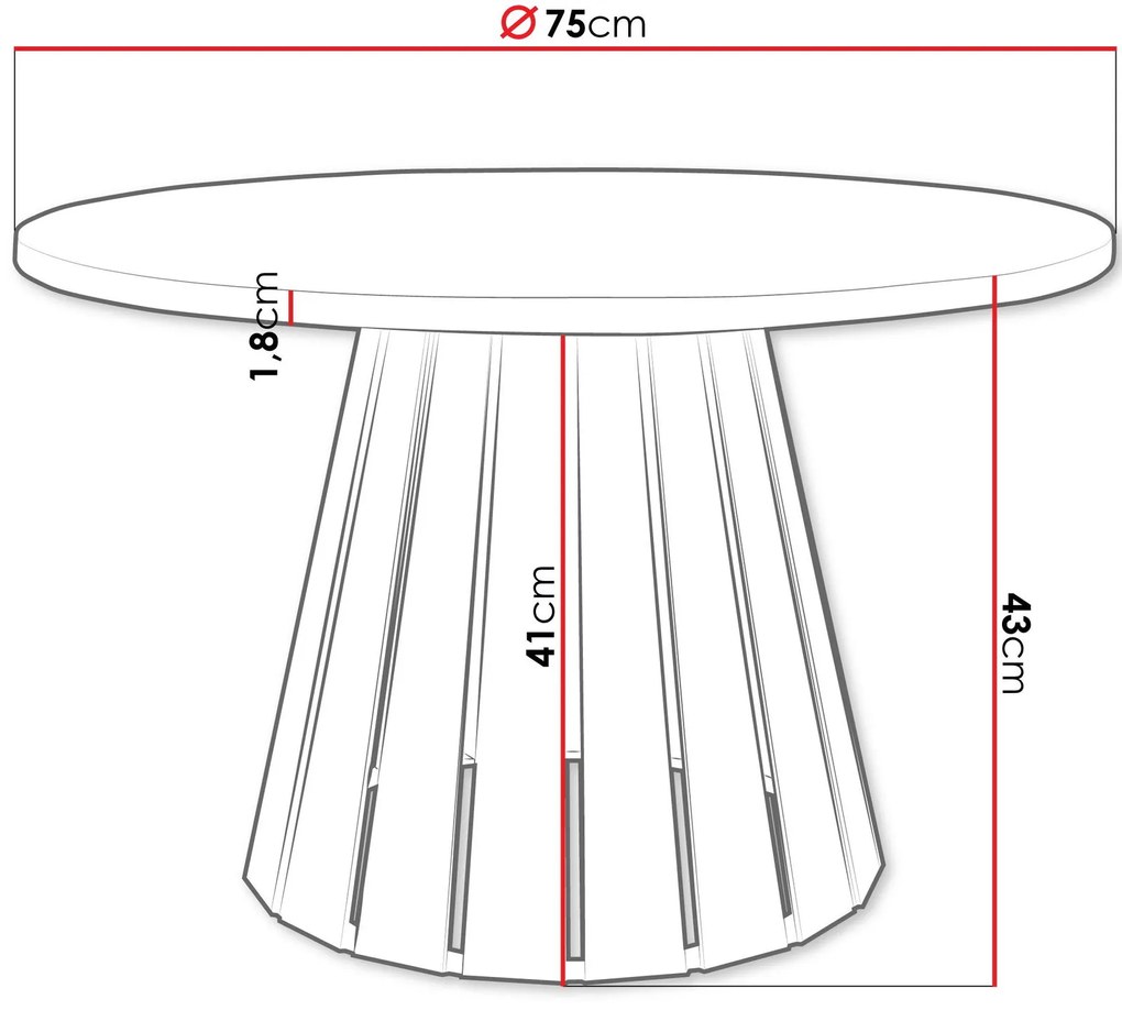 Τραπεζάκι σαλονιού Circolo-Mauro Marmaro