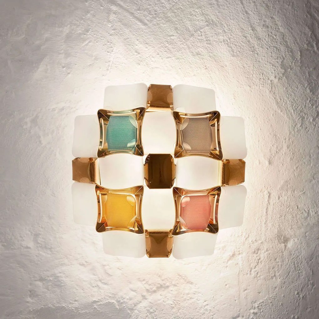Φωτιστικό Τοίχου Mida Applique - Multicor Slamp Metal