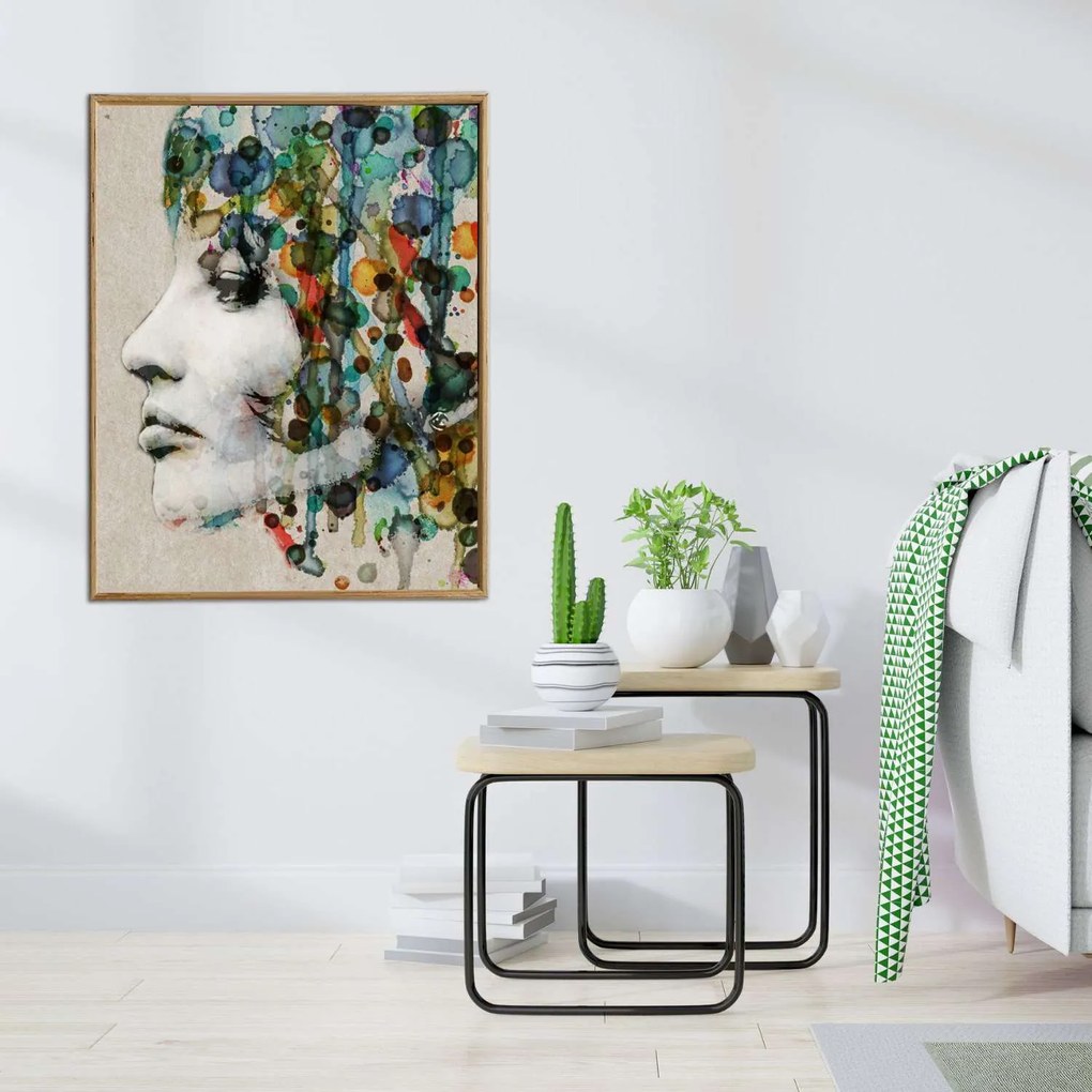 Πίνακας σε Plexiglass με Θέμα &#8220;Αφροδίτη&#8221; σε ξύλινη Κορνίζα - 90cmx60cm