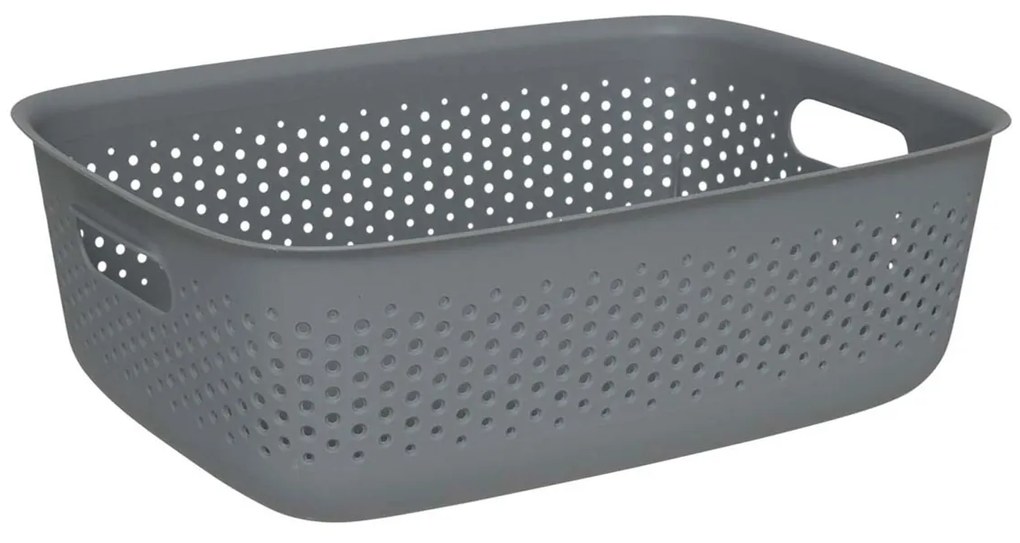 Καλάθι Αποθήκευσης (39x28.7x13) F-V Tila Gris 205562C
