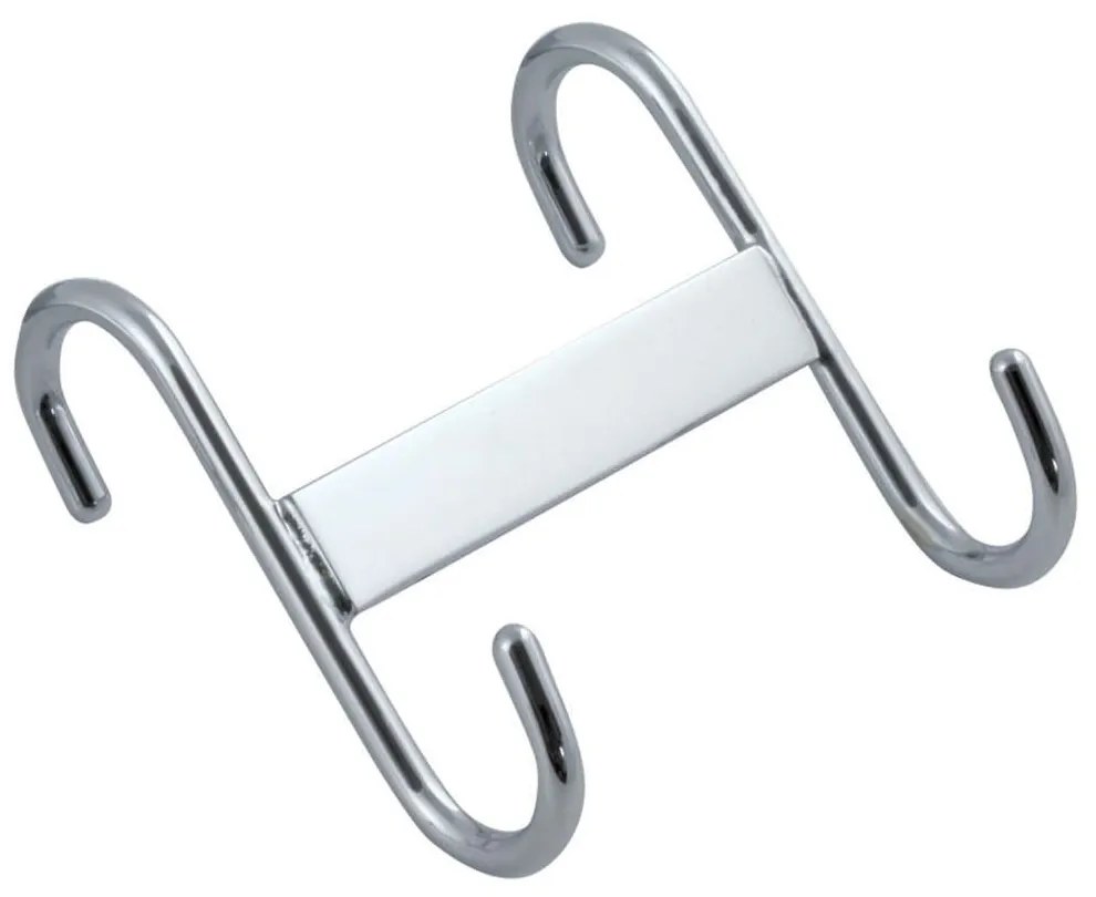 Άγκιστρο Μπάνιου Διπλό Metalia 6001.0 Chrome Ferro Brass
